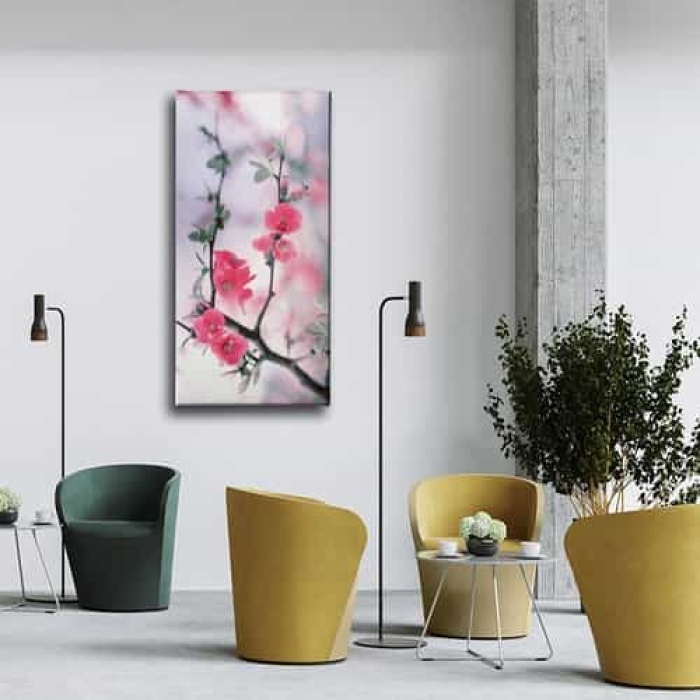 Bahar Cicegi Kanvas Tablo