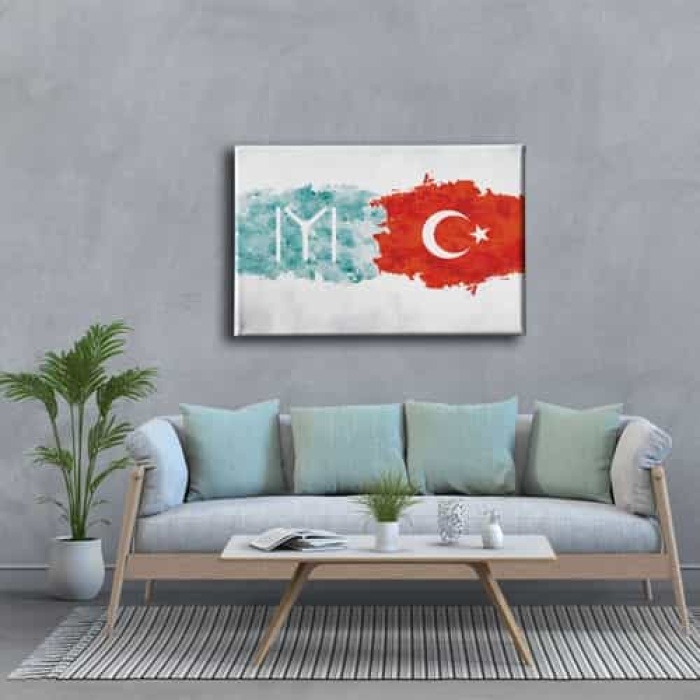 Bayrak Kanvas Tablo