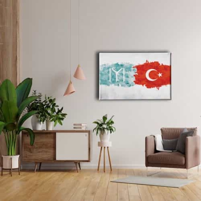 Bayrak Kanvas Tablo