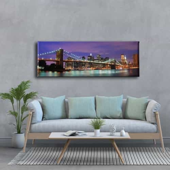 Bogaz Manzara Panoramik Kanvas Tablo