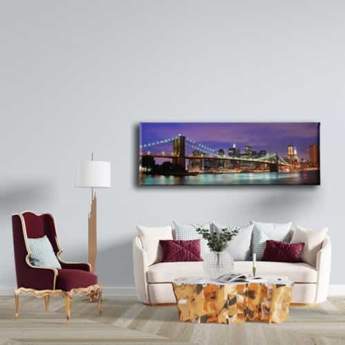 Bogaz Manzara Panoramik Kanvas Tablo