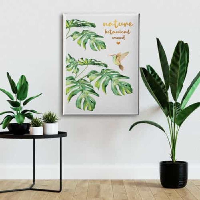 Botanik Canvas Tablo