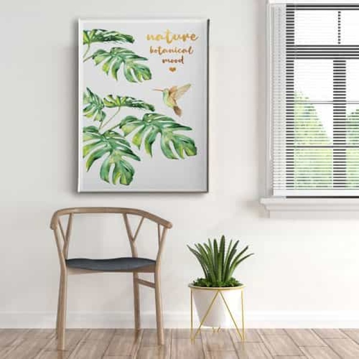 Botanik Canvas Tablo