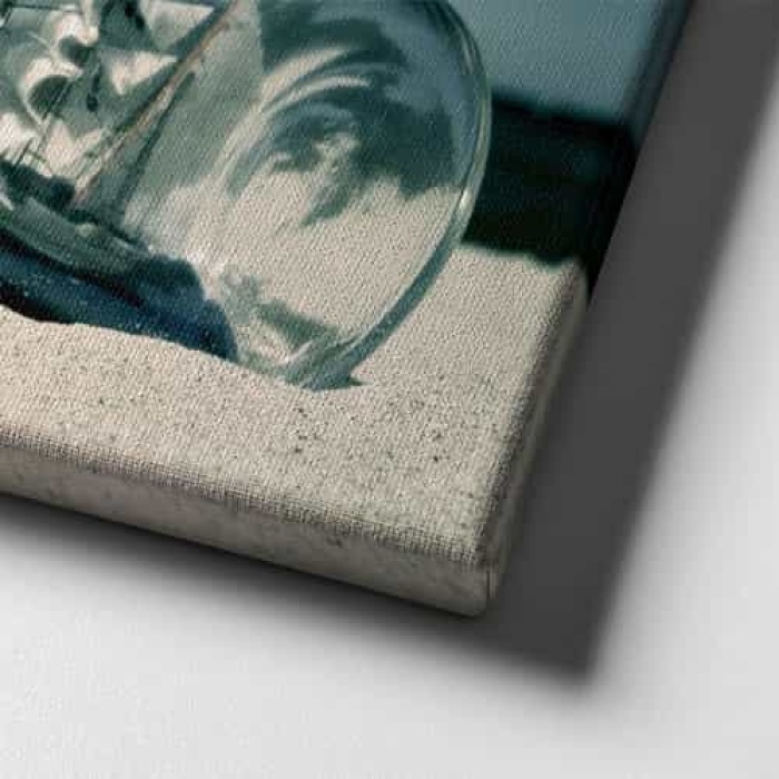 Cam Sise Ve Gemi  Canvas Tablo