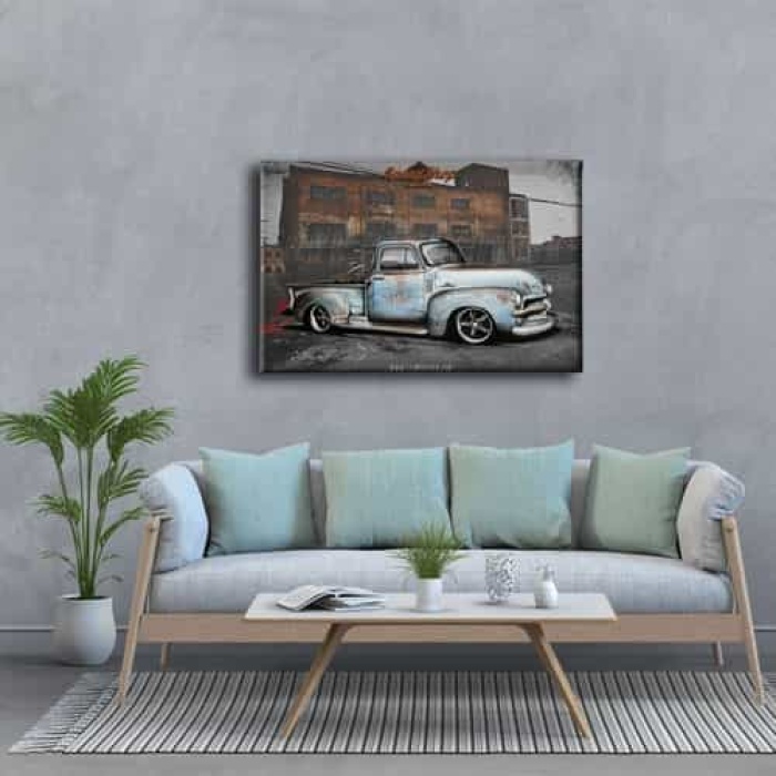 Chevrolet Kamyonet Canvas Tablo