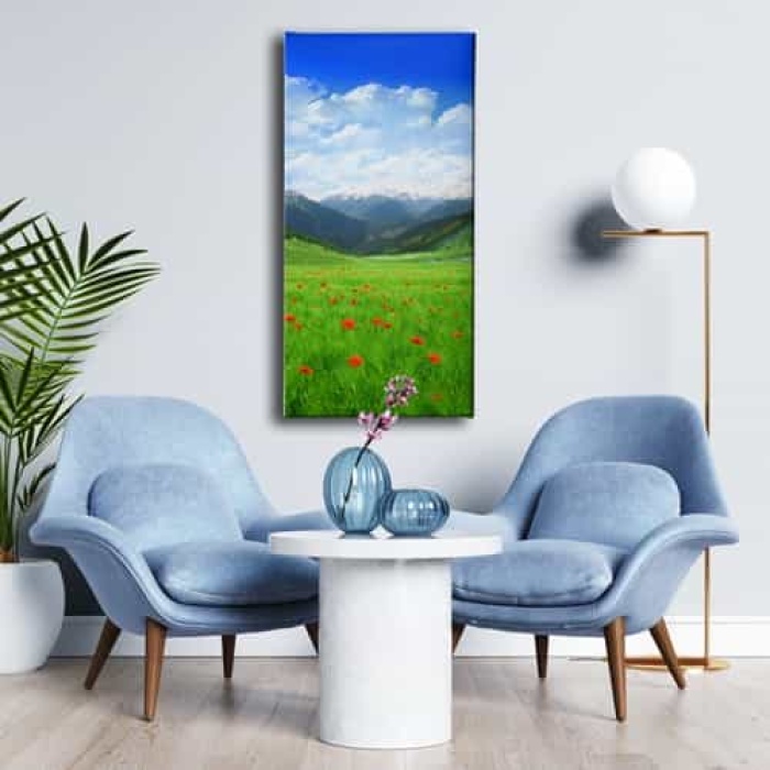 Cicek Bahcesi Kanvas Tablo