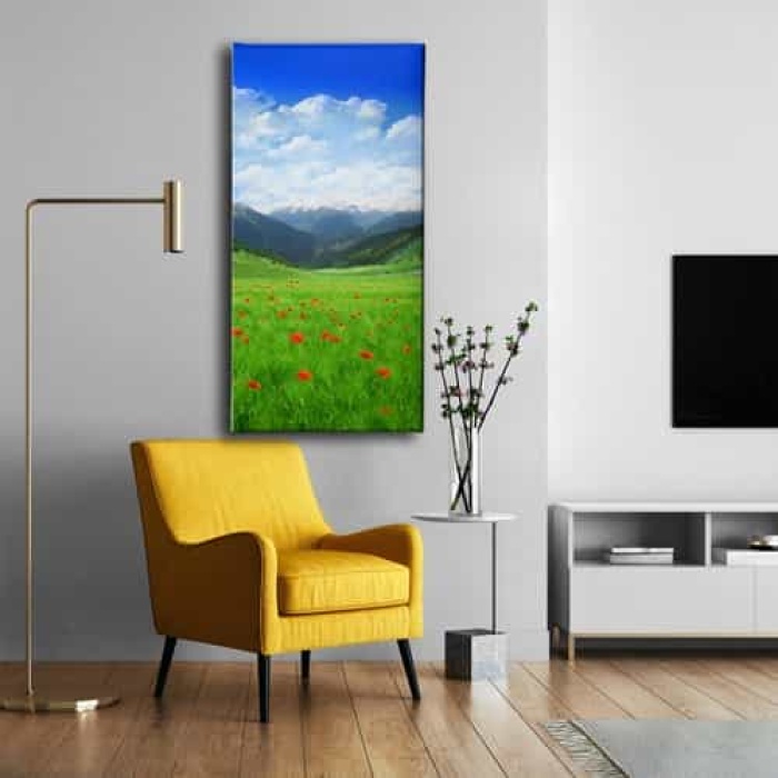 Cicek Bahcesi Kanvas Tablo