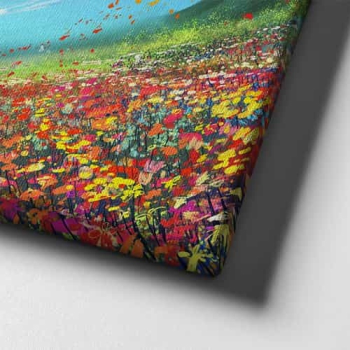 Cicek Bahcesi Kanvas Tablo