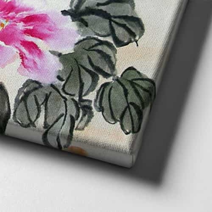 Cicek Sulu Boya Tablo