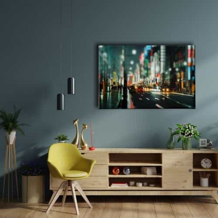 City - Cadde Canvas Tablo