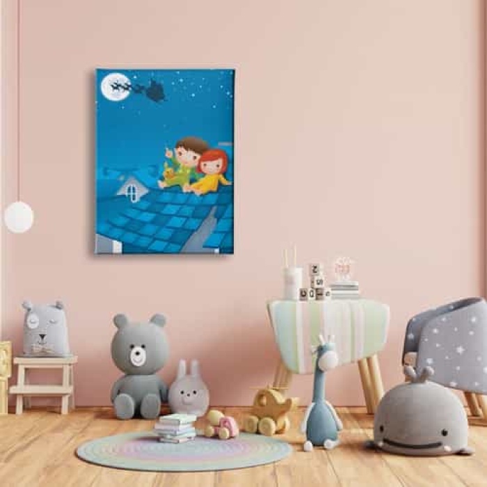 Cocuk Cizgi Filmi Kanvas Tablo