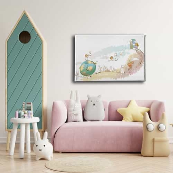 Cocuk Dunyasi  Kanvas Tablo