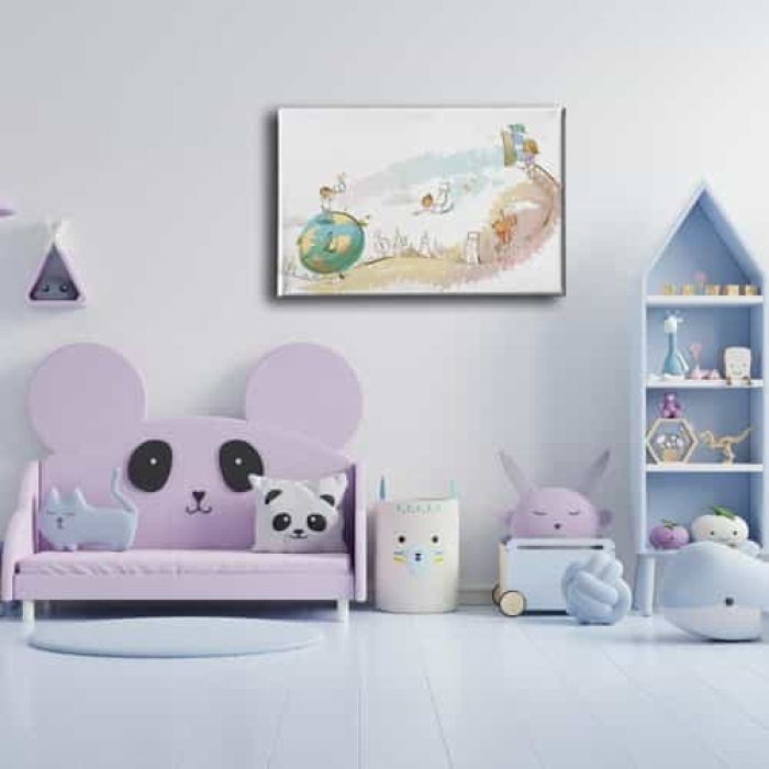 Cocuk Dunyasi  Kanvas Tablo