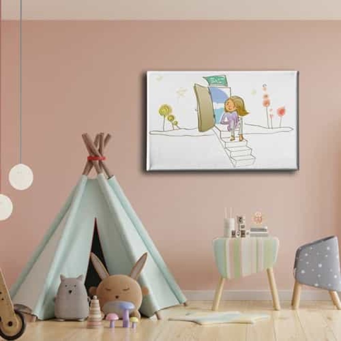 Cocuk Kanvas Tablo