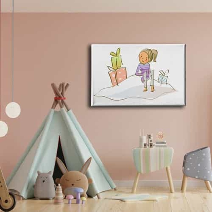 Cocuk Kanvas Tablo