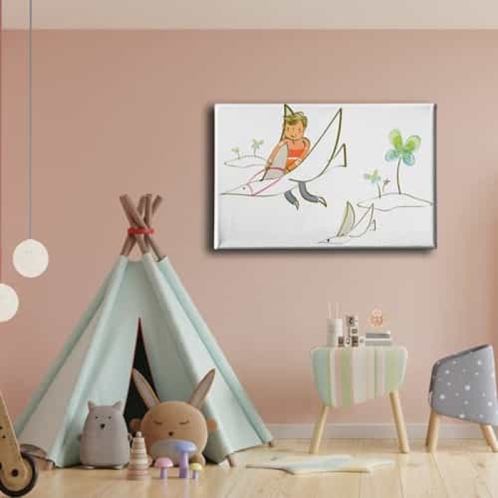 Cocuk Kanvas Tablo