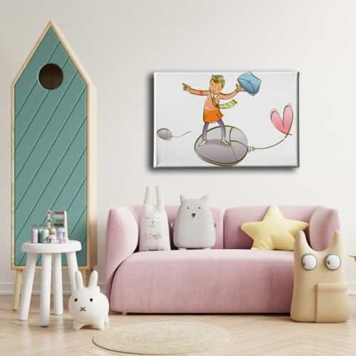 Cocuk Kanvas Tablo