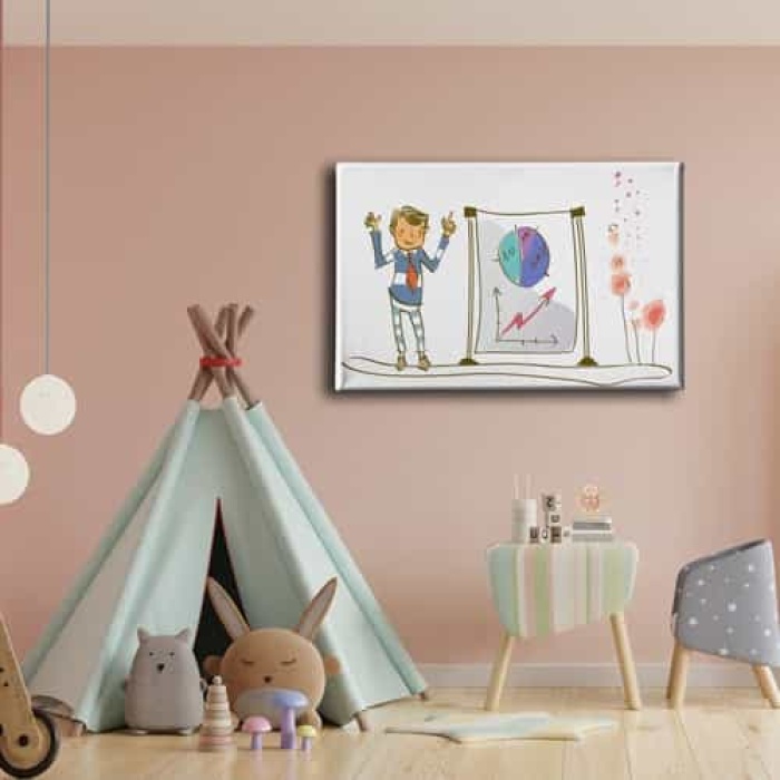 Cocuk Kanvas Tablo