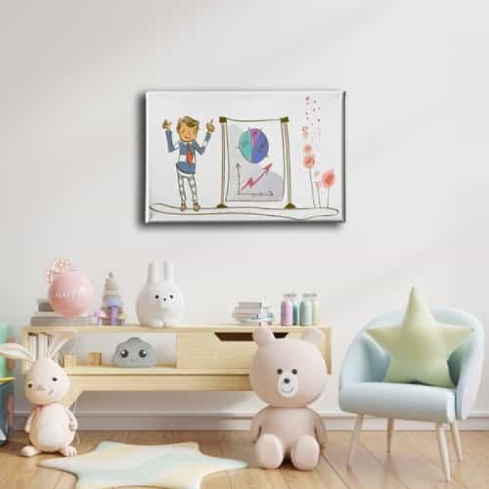 Cocuk Kanvas Tablo