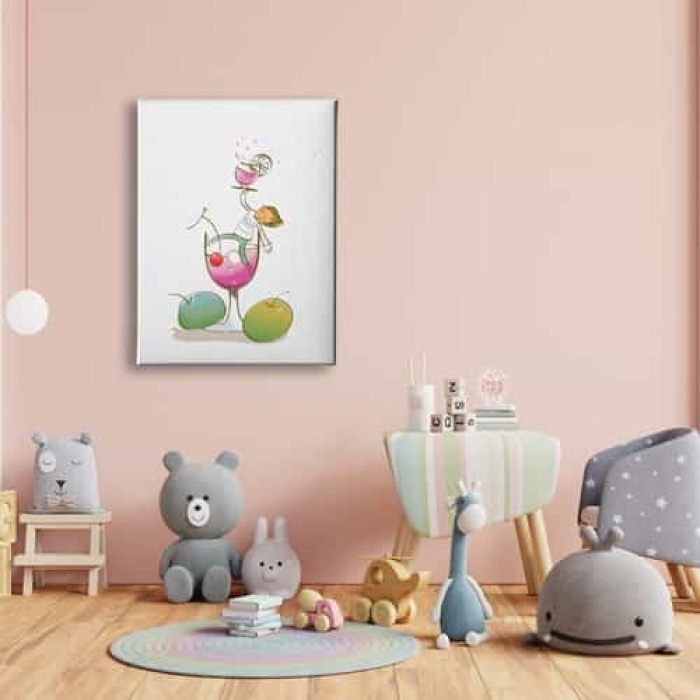 Cocuk Oralet Kanvas Tablo