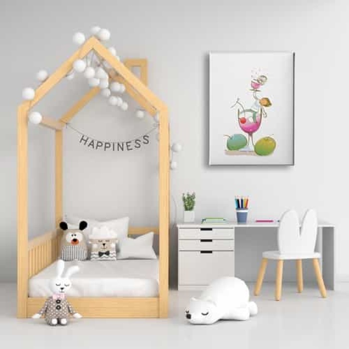 Cocuk Oralet Kanvas Tablo