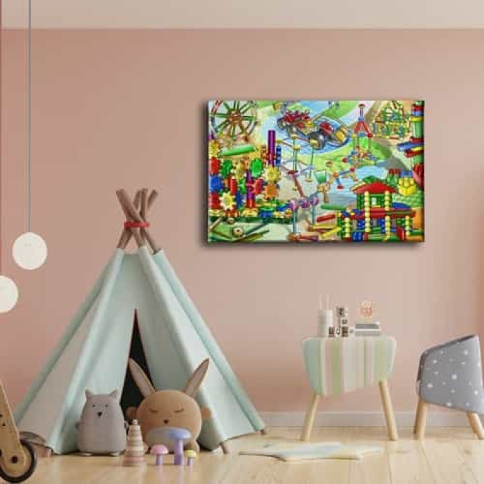 Cocuk Parki  Kanvas Tablo