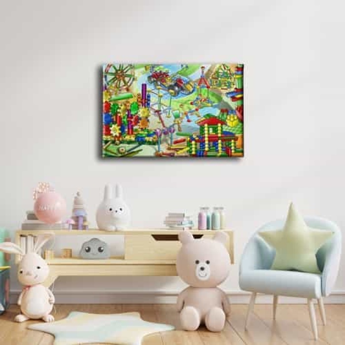 Cocuk Parki  Kanvas Tablo