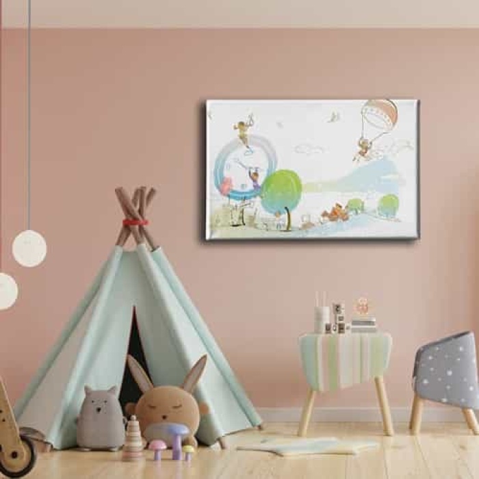 Cocuk Ruyasi  Kanvas Tablo