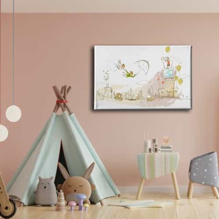 Cocuk Ruyasi  Kanvas Tablo