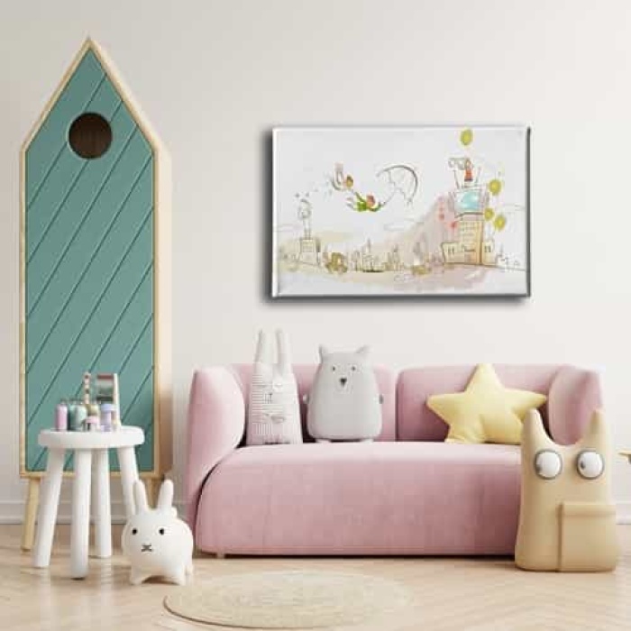 Cocuk Ruyasi  Kanvas Tablo