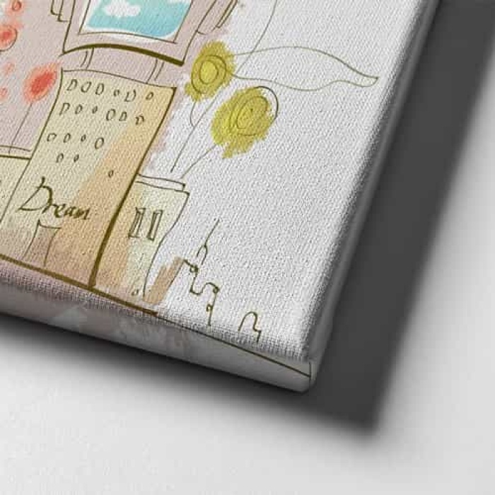 Cocuk Ruyasi  Kanvas Tablo