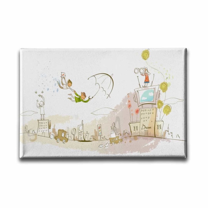 Cocuk Ruyasi  Kanvas Tablo