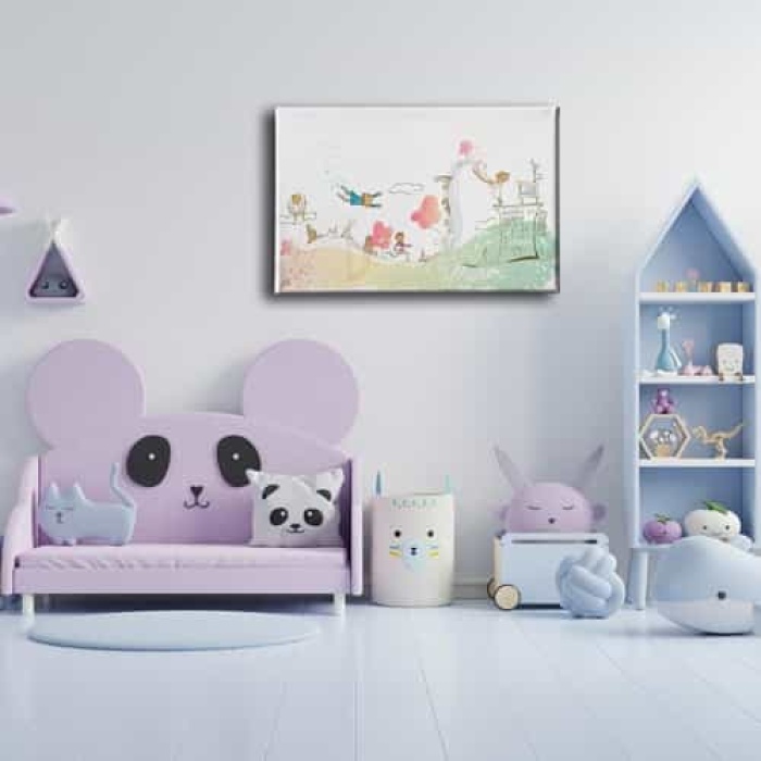 Cocuk Ruyasi  Kanvas Tablo