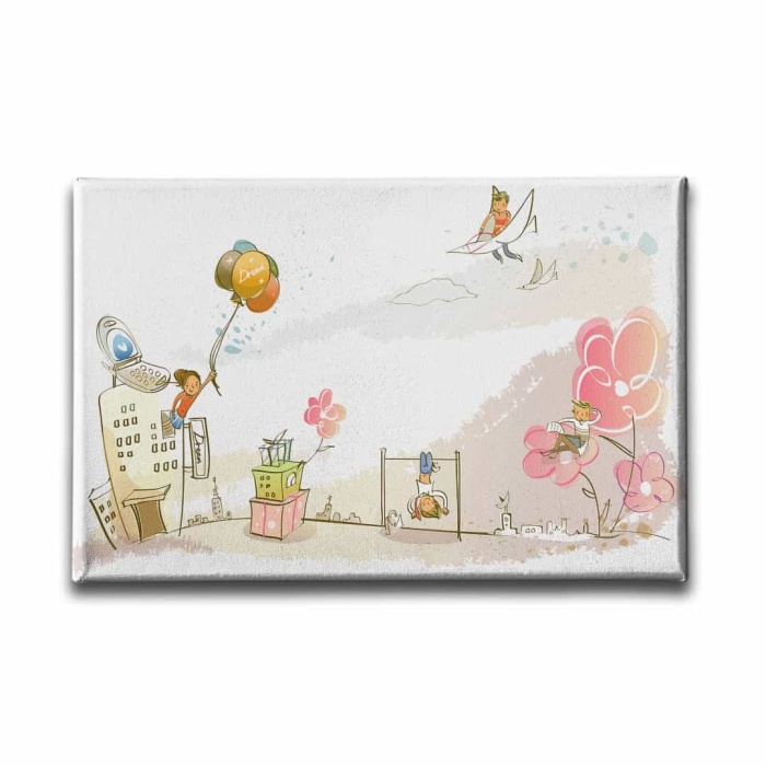 Cocuk Ruyasi  Kanvas Tablo