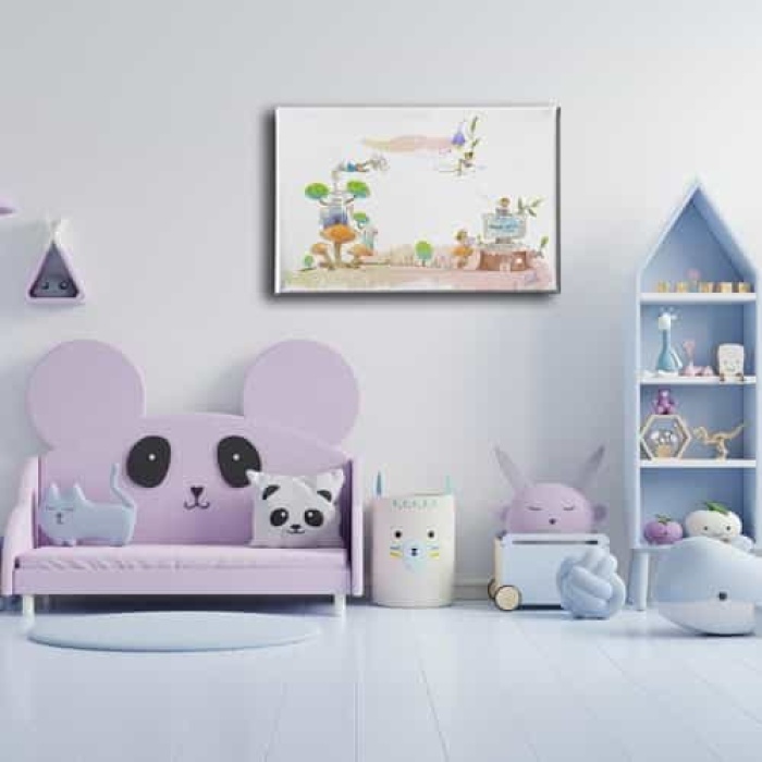 Cocuk Ruyasi  Kanvas Tablo