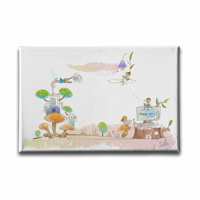 Cocuk Ruyasi  Kanvas Tablo