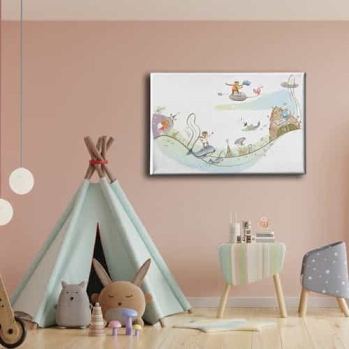 Cocuk Ruyasi  Kanvas Tablo