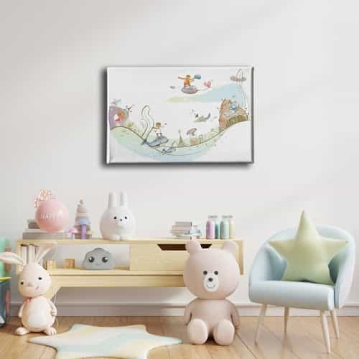 Cocuk Ruyasi  Kanvas Tablo
