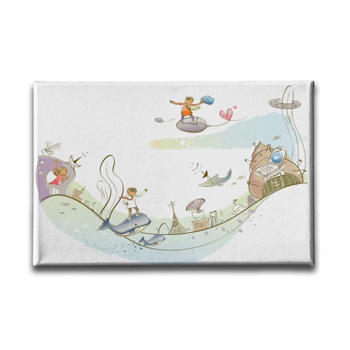 Cocuk Ruyasi  Kanvas Tablo