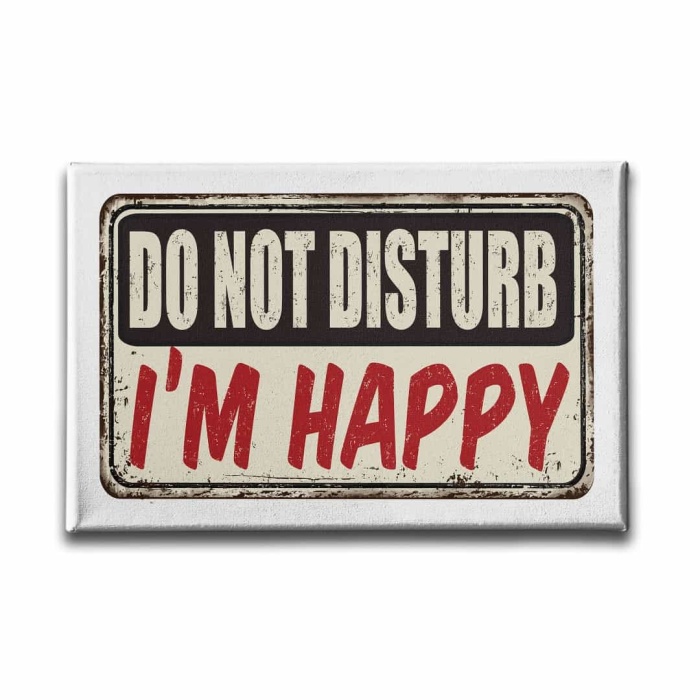 Do Not Disturb  Canvas Tablo
