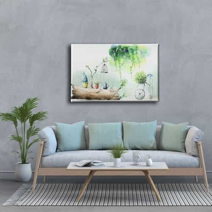 Doga Sulu Boya Tablo