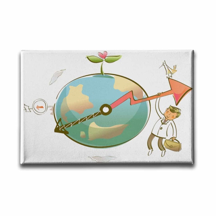 Dunya Cocuk Kanvas Tablo