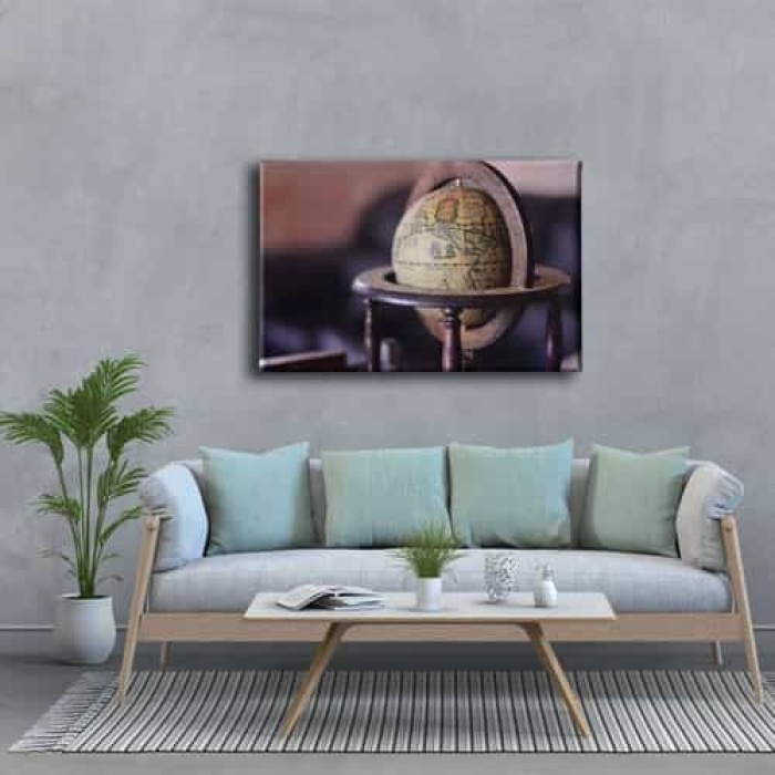 Dunya Haritasi Canvas Tablo