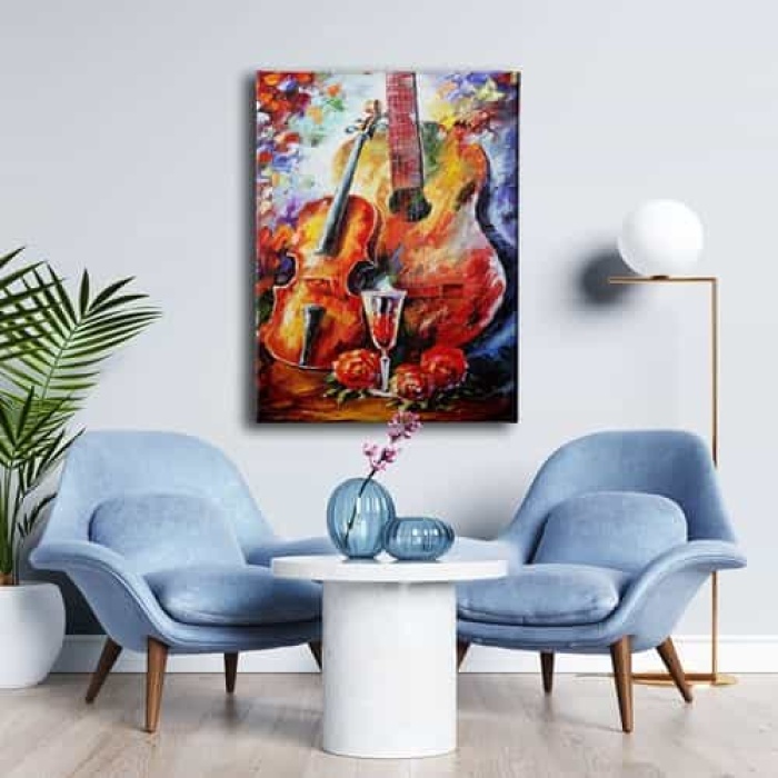 Enstruman Kanvas Tablo