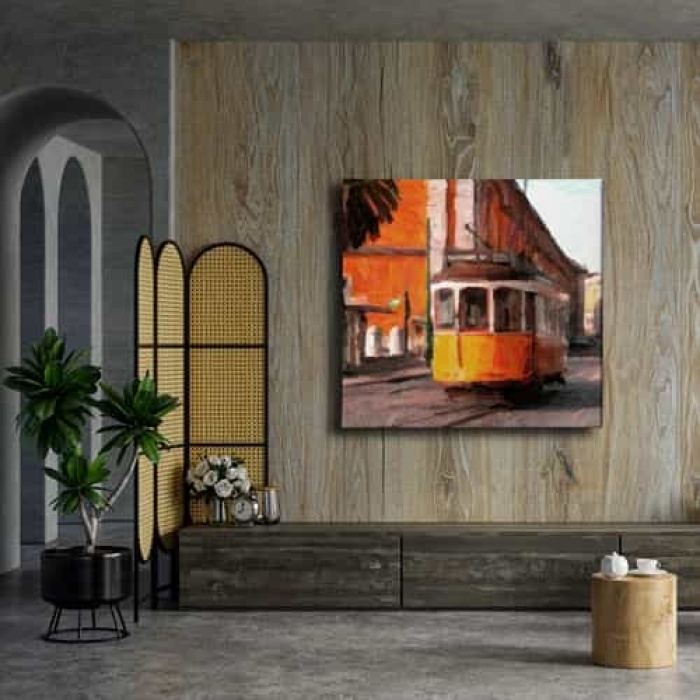 Eski Taksim Yagli Boya Kanvas Tablo