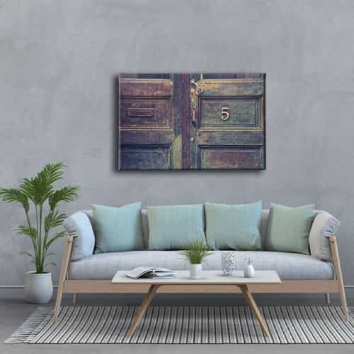 Eskitme Kapi  Canvas Tablo