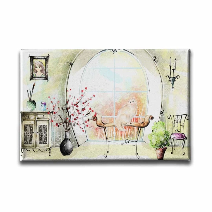 Ev Ici Dekorasyon Sulu Boya Tablo