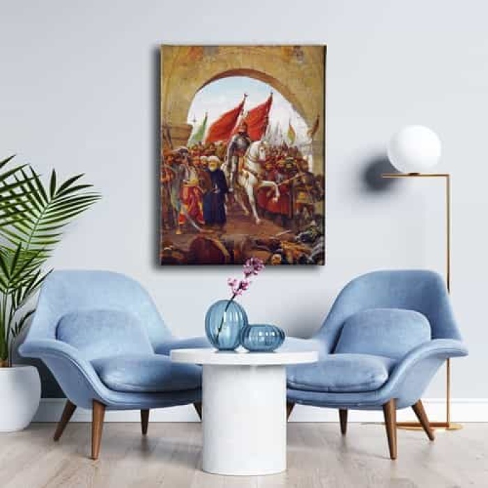 Fatih Sultan Mehmet Kanvas Tablo