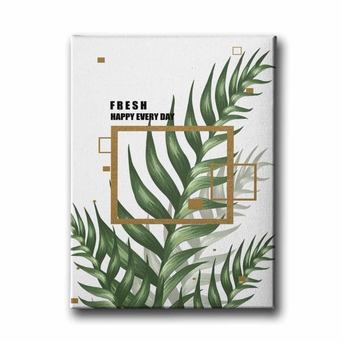 Fresh Happy Every Day Canvas Tablo
