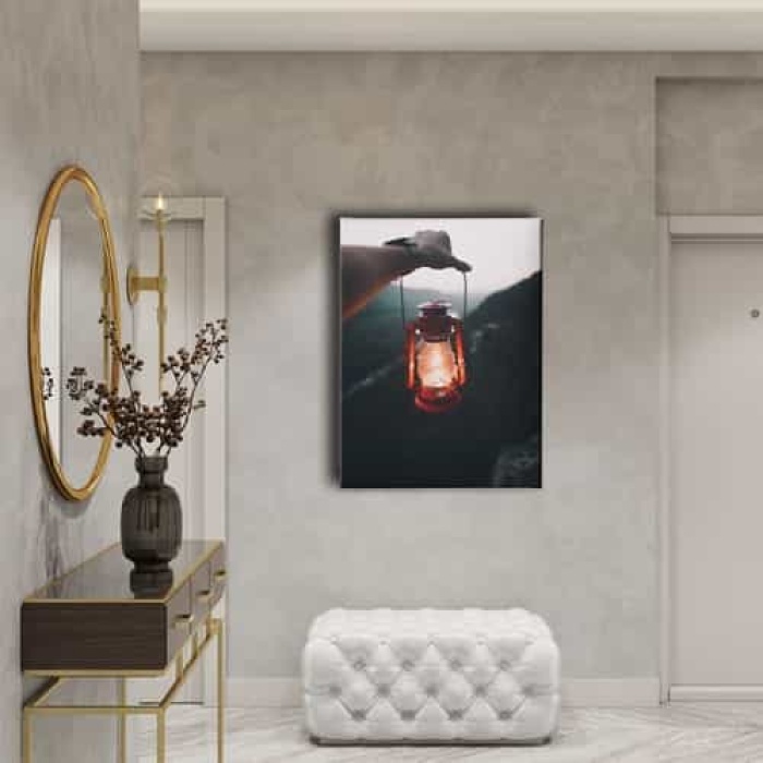 Gaz Lambasi  Canvas Tablo